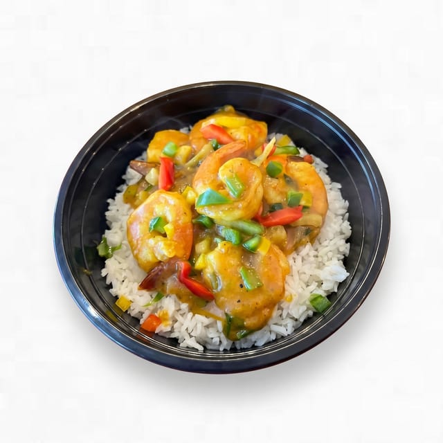 Curry Shrimp.